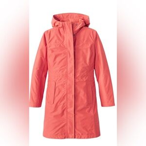 LL BEAN Women’s H2O OFF Raincoat, Mesh Lined